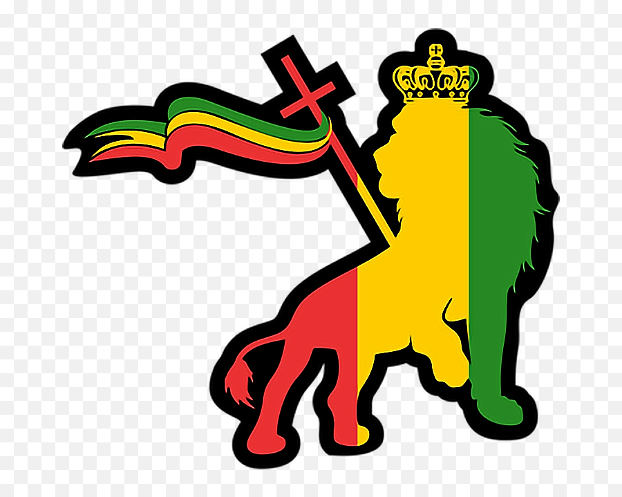 Rasta Rastafarian Rastalove Respect - Lion Of Judah Png Emoji,Rasta Flag Emoji
