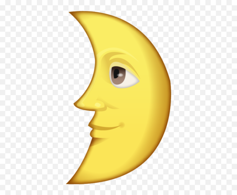 Emoji Png And Vectors For Free Download - Side Moon Emoji,Crescent Moon Emoji