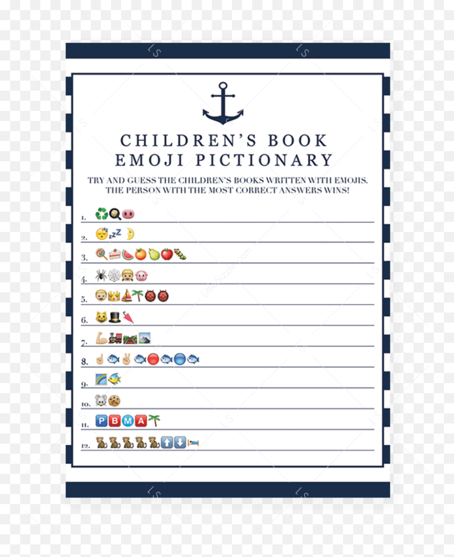 Books Emoji Png Images Collection For Free Download - Free Printable Baby Shower Emoji Game,Books Emoji