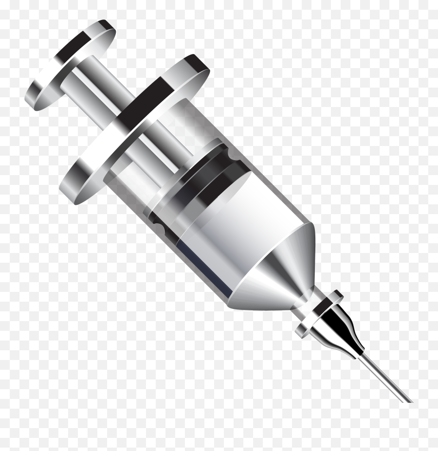 Syringe Hypodermic Needle Clip Art - Metal Syringe Png Emoji,Syringe Emoji