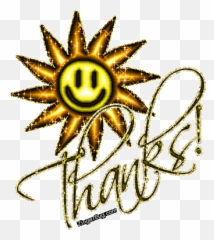 Thank You Smiley Animated - Animated Thank You Sun Emoji,Thanking Emoji