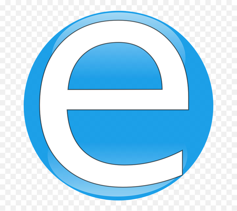 Gambar Huruf E E Gratis - E Clip Art Emoji,Tt Emoticon