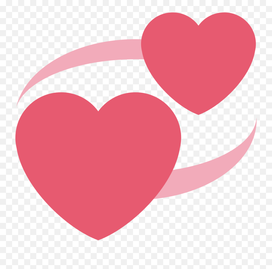 File - Two Hearts Emoji Twitter,Twemoji