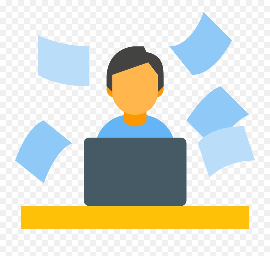 Happy Vector Flat Design Transparent - Working Icon Png Emoji,Hard Work Emoji