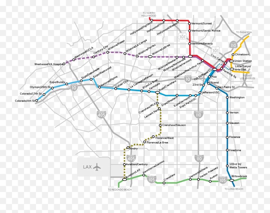Metro Line Expected To - Los Angeles Metro Blue Transparent Map Emoji,Lax Emoji