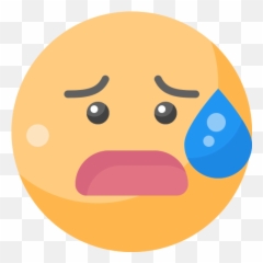 Anxious - Smiley Emoji,Anxious Emoticon