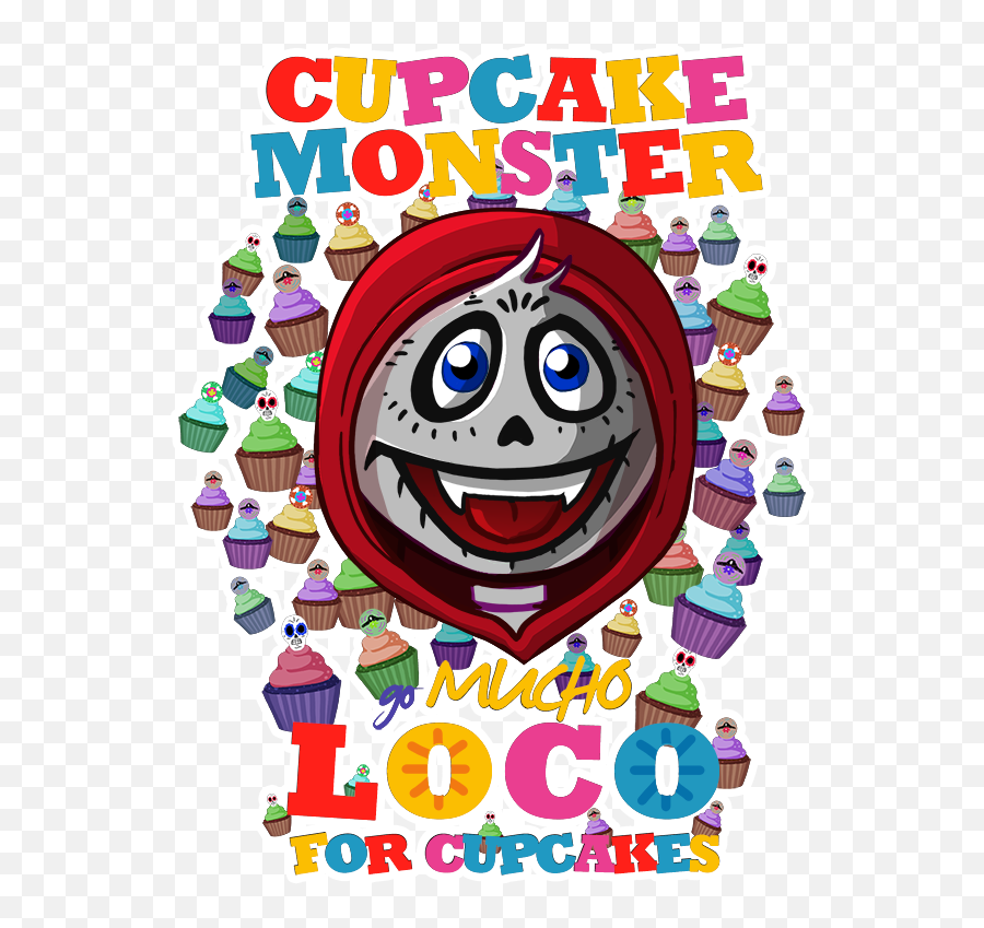 Cupcake Monster Maps - Smiley Emoji,Cupcake Emoticon