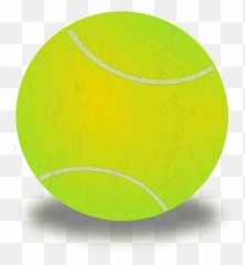 Clipart Ball Lawn Tennis - Soft Emoji
