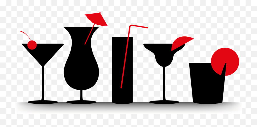 Cocktails Summer Beverages Silhouettes - Drinks Silhouette Png Emoji,Bloody Mary Emoji