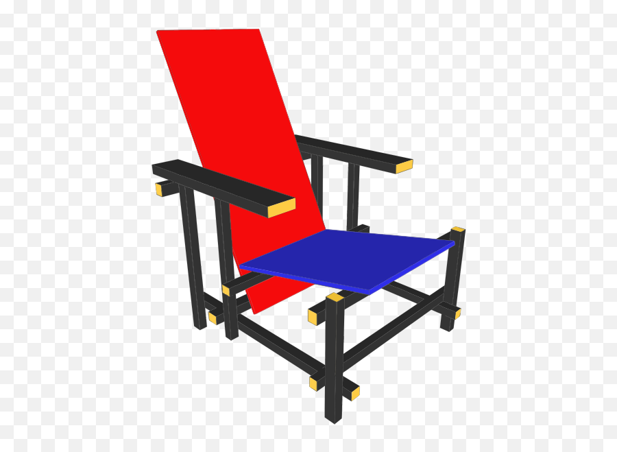 Colorful Beach Chair - De Stijl Chair Emoji,Rocking Chair Emoji