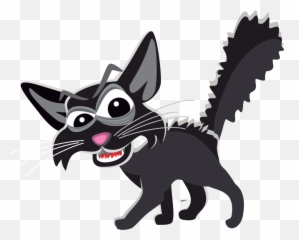 Free Scared Cat Cliparts Download - Scary Art Emoji