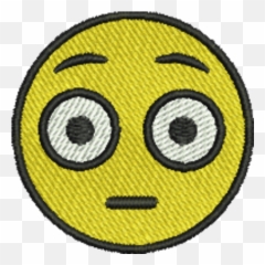 Emoji Flushed Iron - Emoji Baseball Eyes,Flushed Emoji