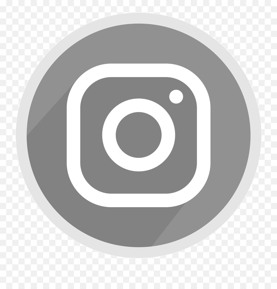 Logo Instagram Icon Grey Social Media - Logo Instagram Gris Png Emoji,Radioactive Symbol Emoji