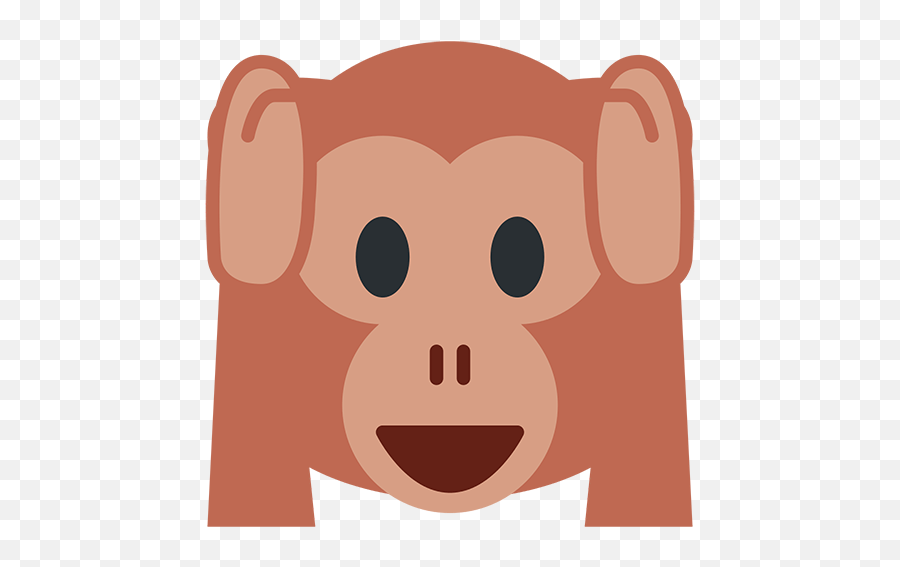 Hear - Hear No Evil Monkey Emoji Vector,Hear Emoji