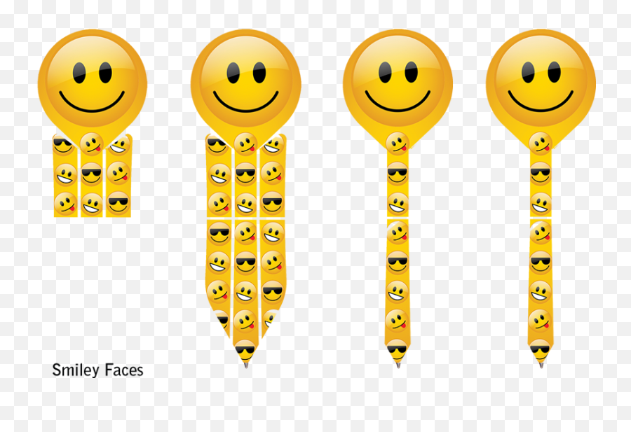 Smiley Face - 4 Pen Pack Wwwgetpersonalizedpencilscom Smiley Emoji,(y) Emoticon
