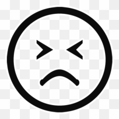 Black Outline Emoji Png Image - Transparent Close Button Png,White Circle Emoji