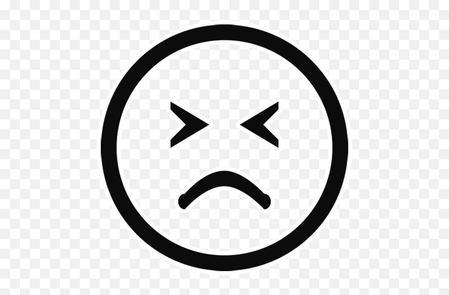 Black Outline Emoji Png Image - Transparent Close Button Png,White Circle Emoji