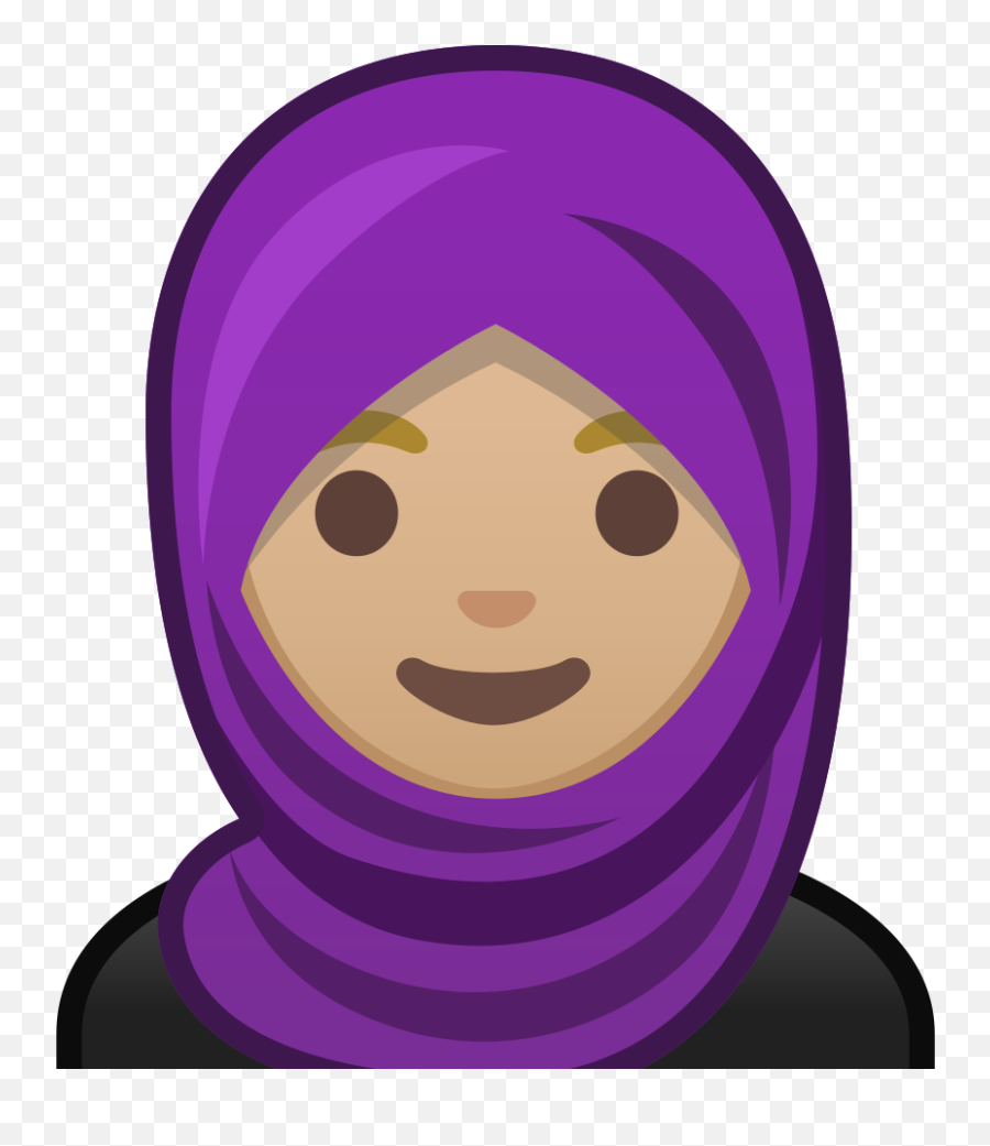 Noto Emoji Oreo 1f9d5 1f3fc - Transparent Hijab Emoji,Eyelash Emoji