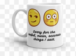Honest apology Meanmug - Coffee Cup Emoji