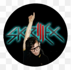 Skrillex Dj Techno Edm - Circle Emoji,Skrillex Emoji