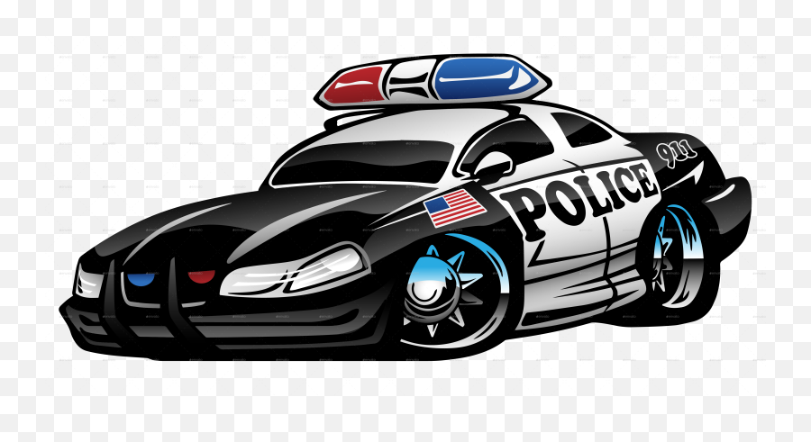Cartoon Transparent Background Clipart Police Car - Cop Car Cartoon Emoji,Cop Car Emoji