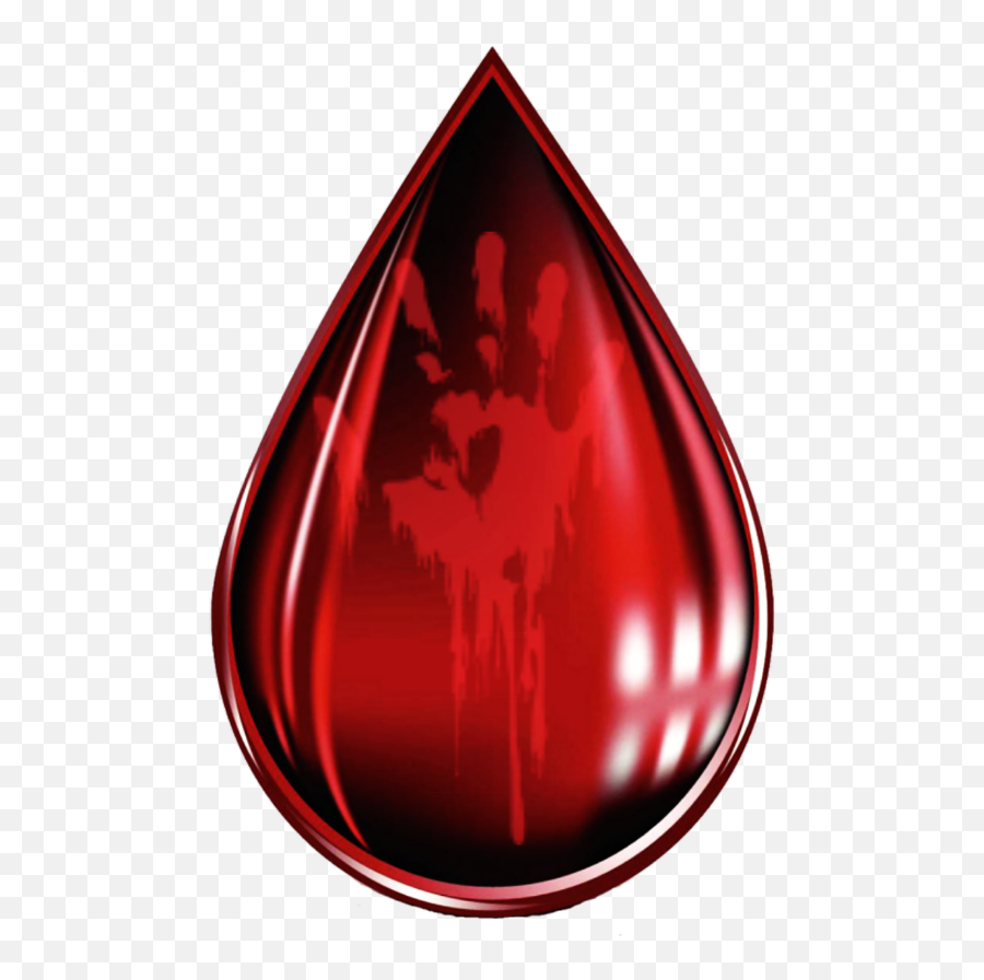 Drop Gota Hand Mano Red Rojo Bleeding Sangrante Blood - Red Tear Emoji,Blood Drop Emoji