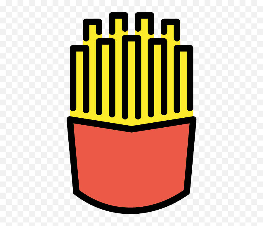 Download French Fries Emoji Clipart Hd - Png Batata,French Flag Chicken Emoji