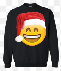 Emoji Christmas Shirt Smiley Face Santa Hat Family Set - Christmas Ugly Sweater Central Perk,Family Emoji