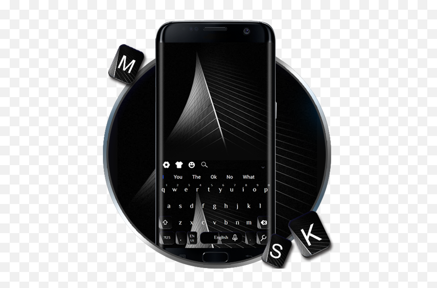 Black Keyboard For Galaxy S9 For Android - Download Cafe Portable Emoji,S9 Emoji