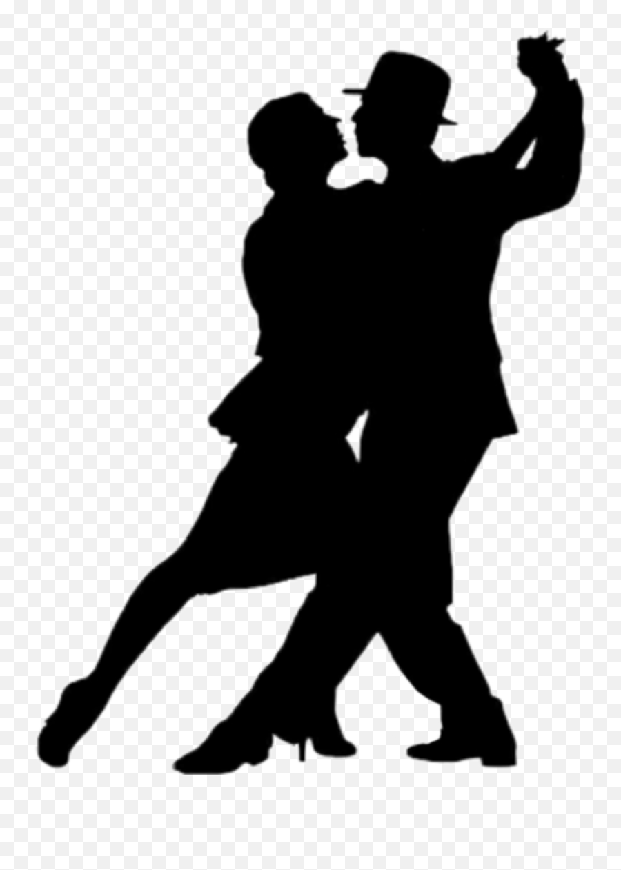 Silhouette Dancers Dancing Black Man Woman Dance - Dancing Silhouette Clipart Emoji,Salsa Dancing Emoji