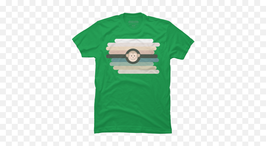 Green Monkey T Shirts Design By Humans Emoji,Cassette Tape Emoji