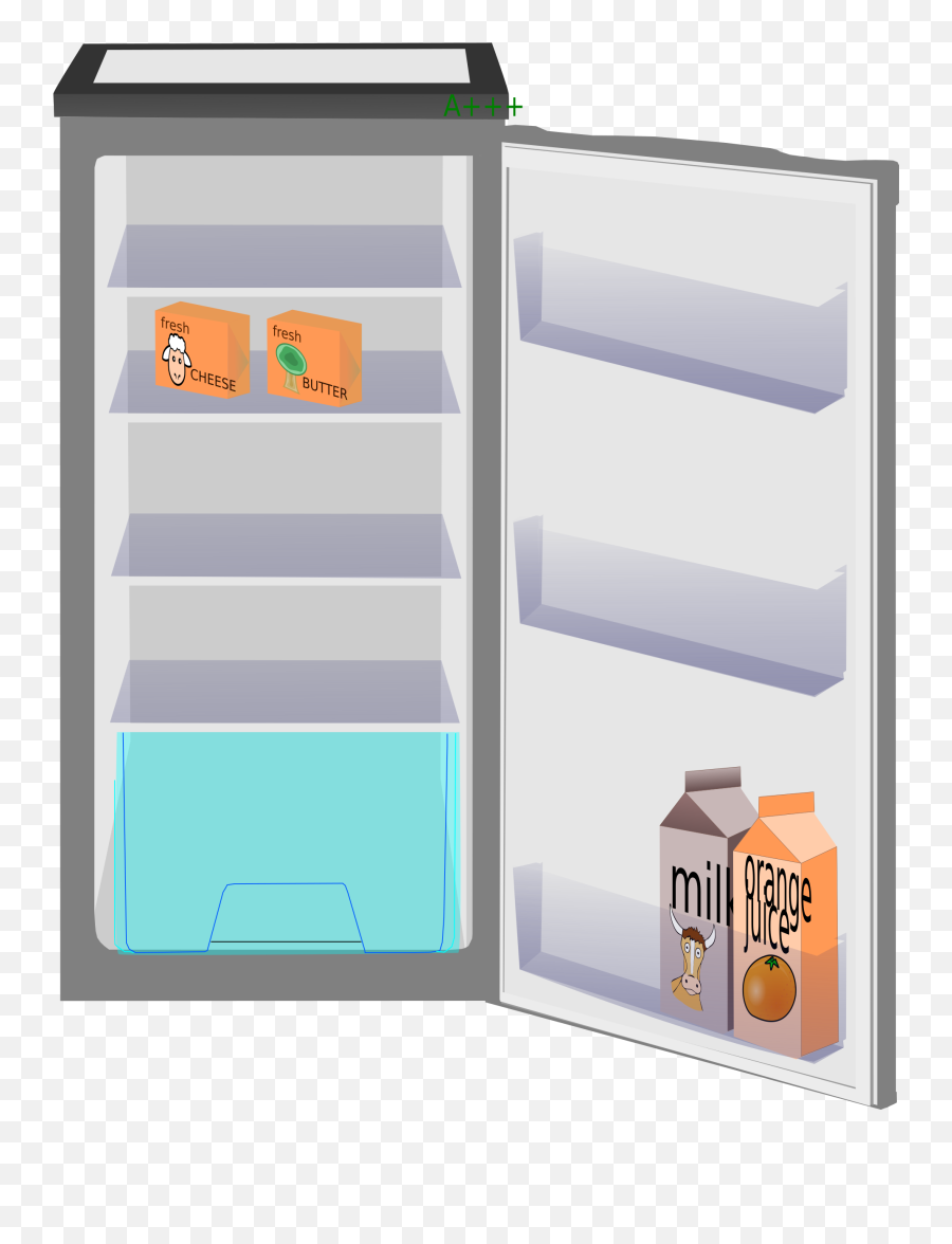 Free Refrigerator Open Cliparts - Open Fridge Vector Png Emoji,Fridge Emoji