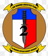 2nd Meb Insignia 01 - Camp Lejeune Marine Logo Emoji,B Emoji No Background