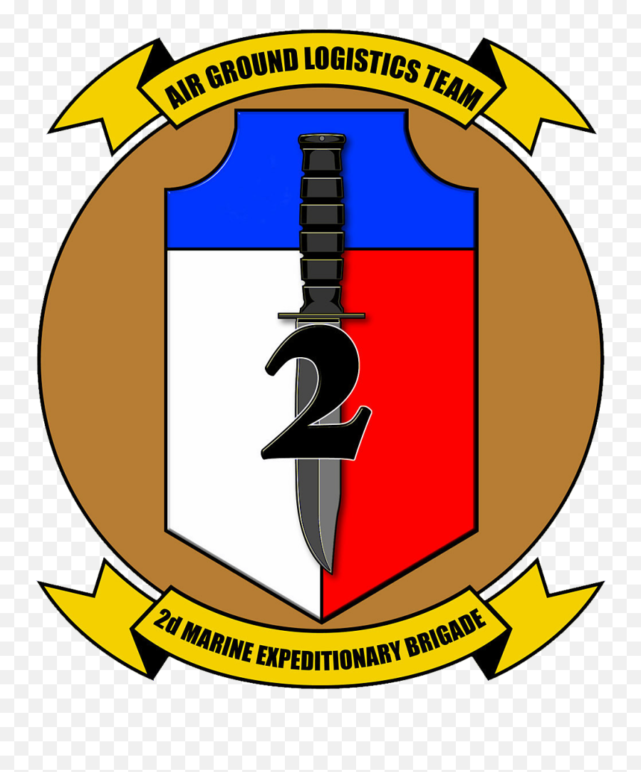 2nd Meb Insignia 01 - Camp Lejeune Marine Logo Emoji,B Emoji No Background