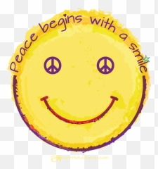 Peace Begins with Smile IPhone Case - Emoji