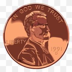 Library Of Pennies Png Files - Transparent Penny Clip Art Emoji,Penny Emoji