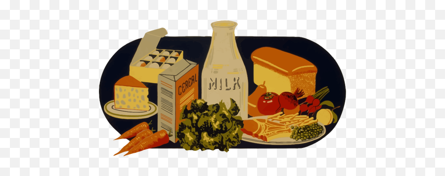 Healthy Food - Food And Beverages Poster Emoji,Milk Bottle Emoji