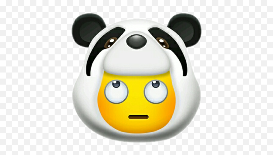 Pandastickerremix Cute Emojis Emojiface - Emojis De Mascotas,Panda Emoticon