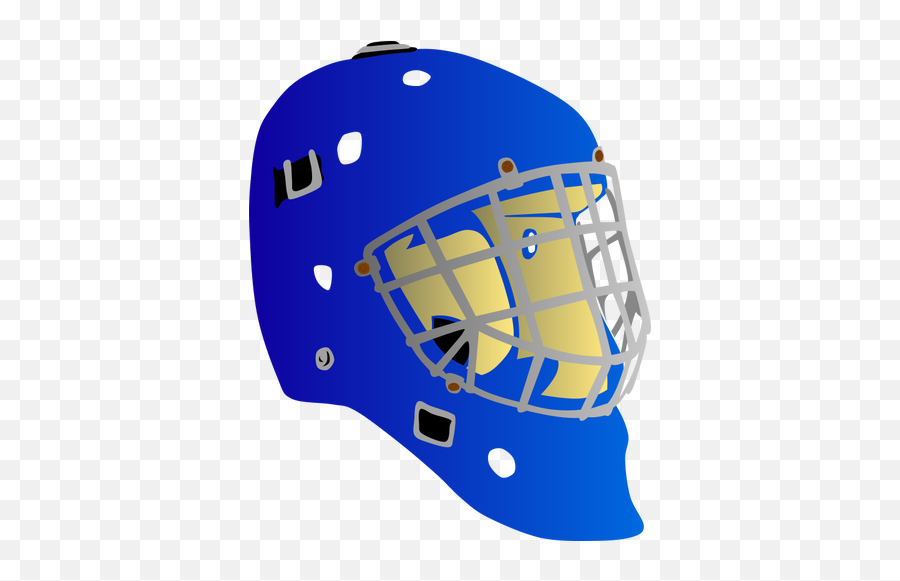 Hockey Goalkeeper Mask Vector - Hockey Goalie Mask Clipart Emoji,Hockey Mask Emoji