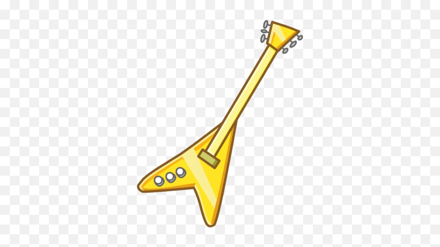 Golden Guitar - Club Penguin Gold Guitar Emoji,Guitar Emoji Png
