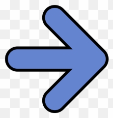 Arrow Right Blue Direction Pointing - Clipart Arrow Cartoon Emoji,Left Arrow Emoji
