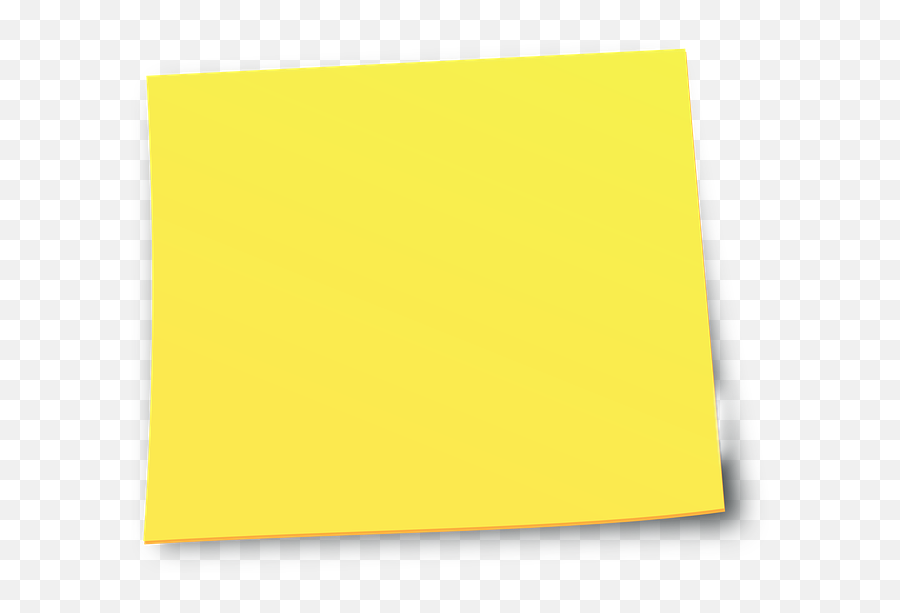 Postit Post Notes Note Yellow - Yellow Paper Png Emoji,Emoji Post It Notes