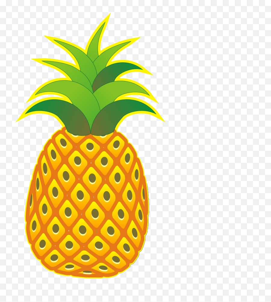 Pineapple Png File - Cartoon Transparent Background Pineapple Emoji,Pineapple Emoji