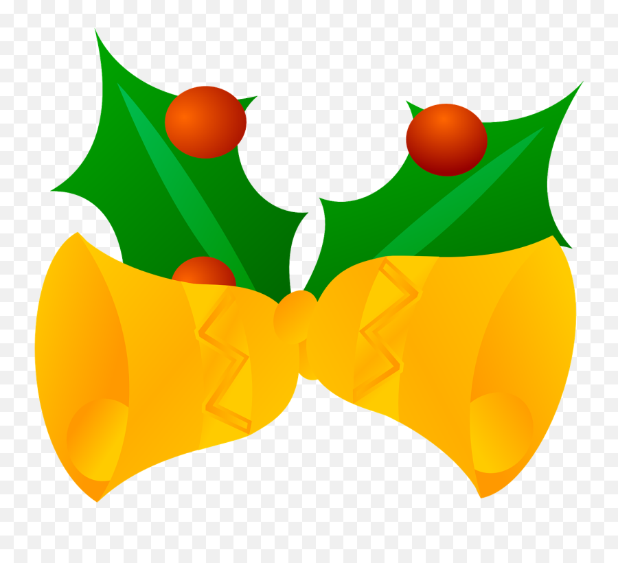 Bell Holy Christmas Berry Jingle Bells - Jingle Bells Vector Png Emoji,Christmas Gift Emoji