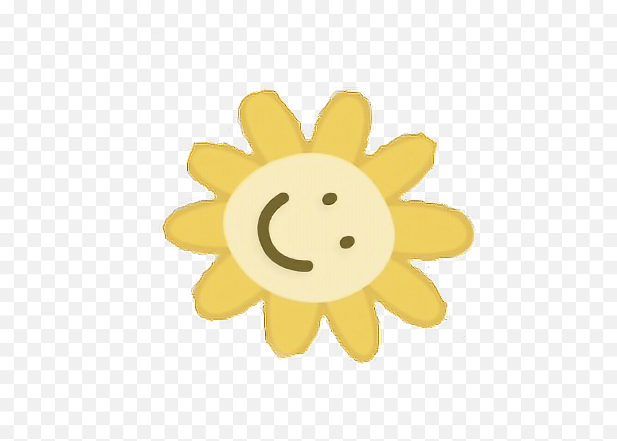 Snapchat Flower Newonpicsart - Sunflower Emoji,Snapchat Flower Emoji