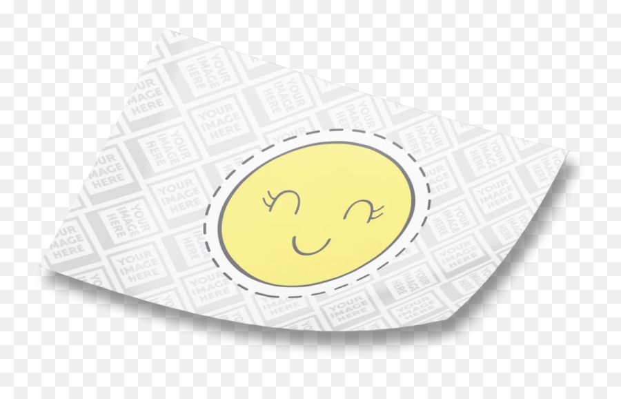 Smiling Emoji Personalized H Rectangle Sticker - Crescent,Magic Wand Emoji