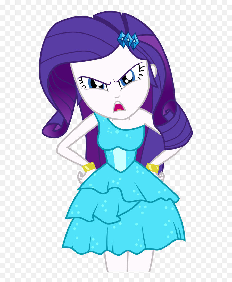 Girls Transparent Angry Picture 1402029 Girls Transparent - Mlp Eg Rarity Angry Emoji,Emoji For Breasts