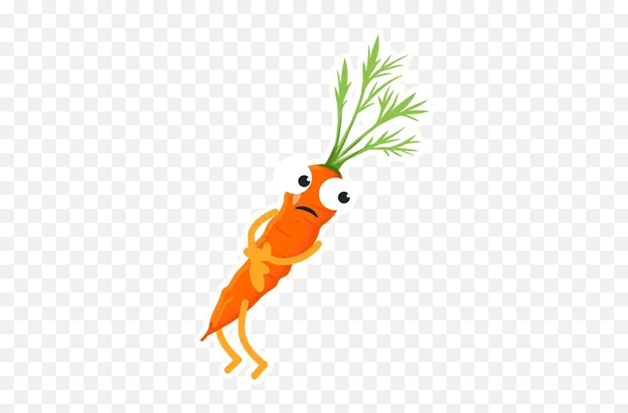 Emoji Whatsapp Stickers - Baby Carrot,Vegetable Emojis