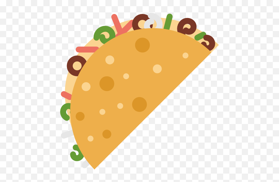 Taco Icon At Getdrawings Free Download - Transparent Background Mexican Food Icons Emoji,Tacos Emoji