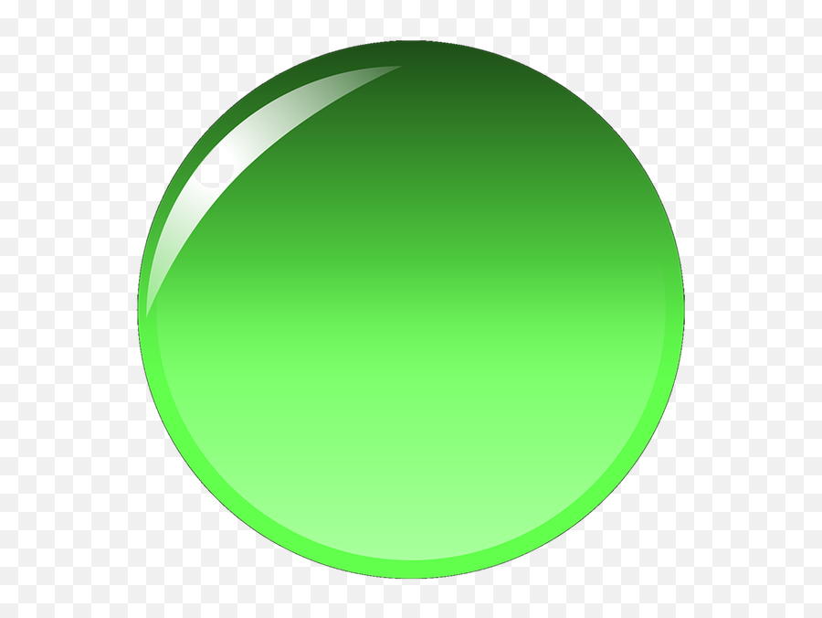 Green 3d Circle Png - Green Circle White Background Emoji,Orb Emoji